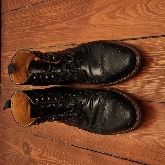 Beckett Simonon Wingtip Boots 9.5 - Picture 2 of 7